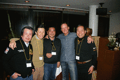 Wolfgang zusammen mit Mitgliedern & Partnern des Porsche Club Roppongi